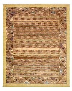 Line Gabbeh 3,01 x 2,49 Brown 29516