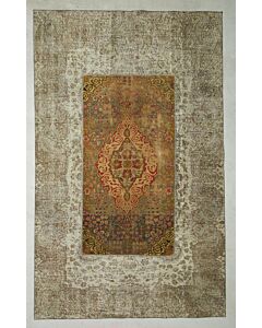 Patchwork Carpet Grey Green 29876