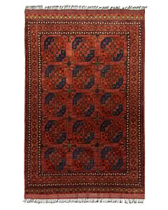 Ersari Carpet Red Elephant Design 276 x 183 23831