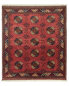 Ersari Carpet Red Elephant Foot Design 294 x 259 24091