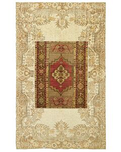 Patchwork Carpet Beige 29871