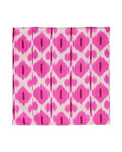 Silk Ikat Pillow 50 x 50 RW Oog 3